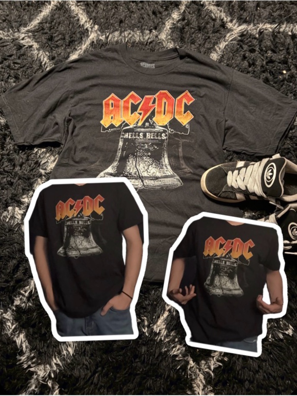 AC/DC Black Logo Crewneck Tee